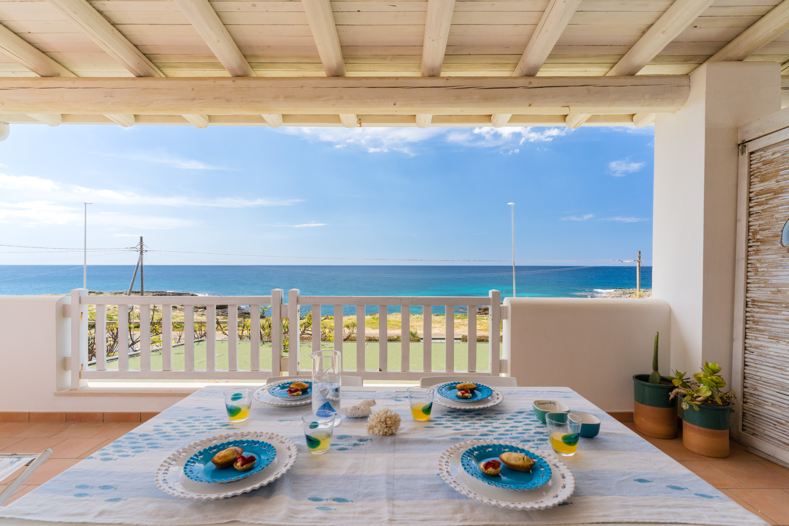 4esterno balcone casa vacanza ugento