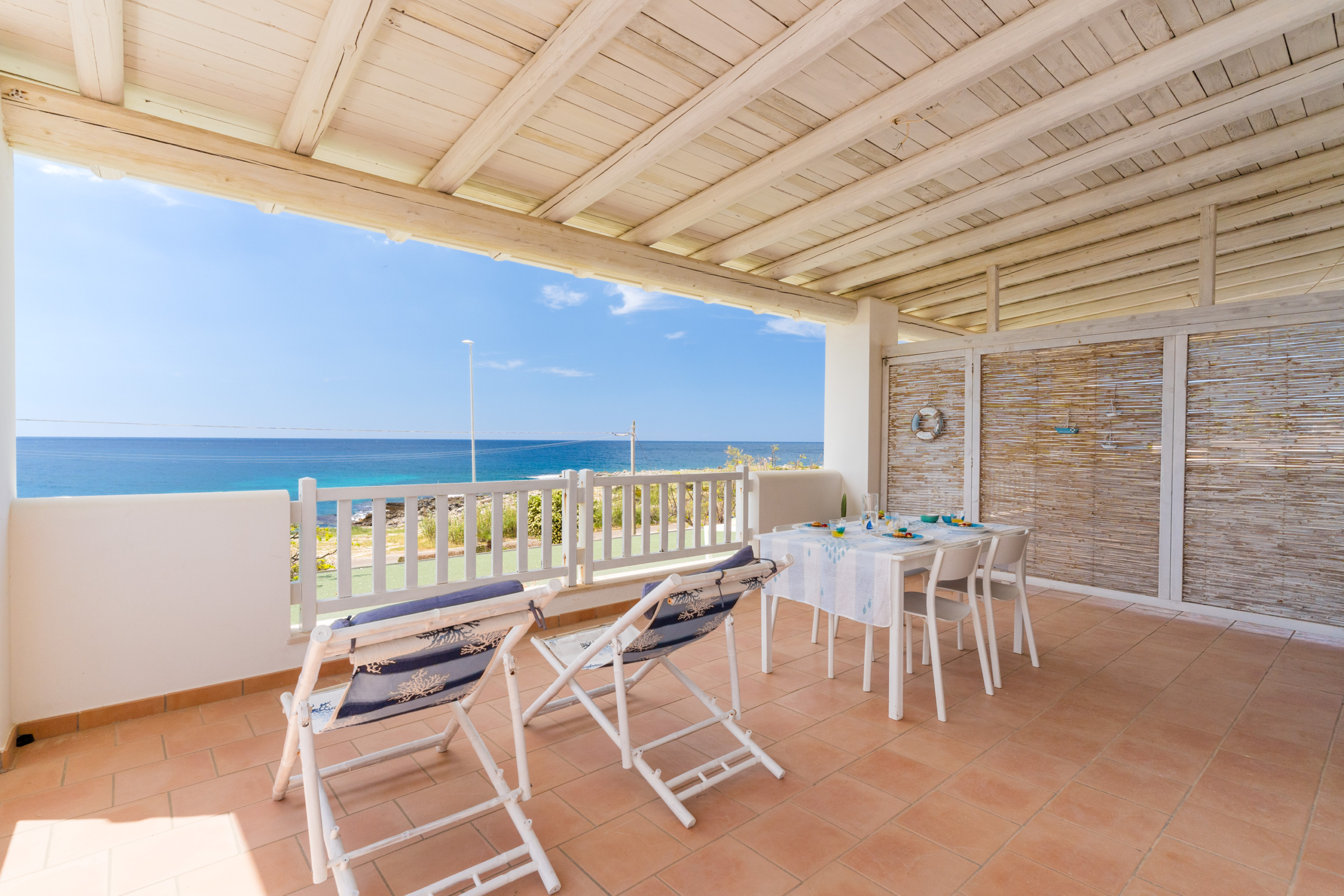 3esterno balcone casa vacanza ugento