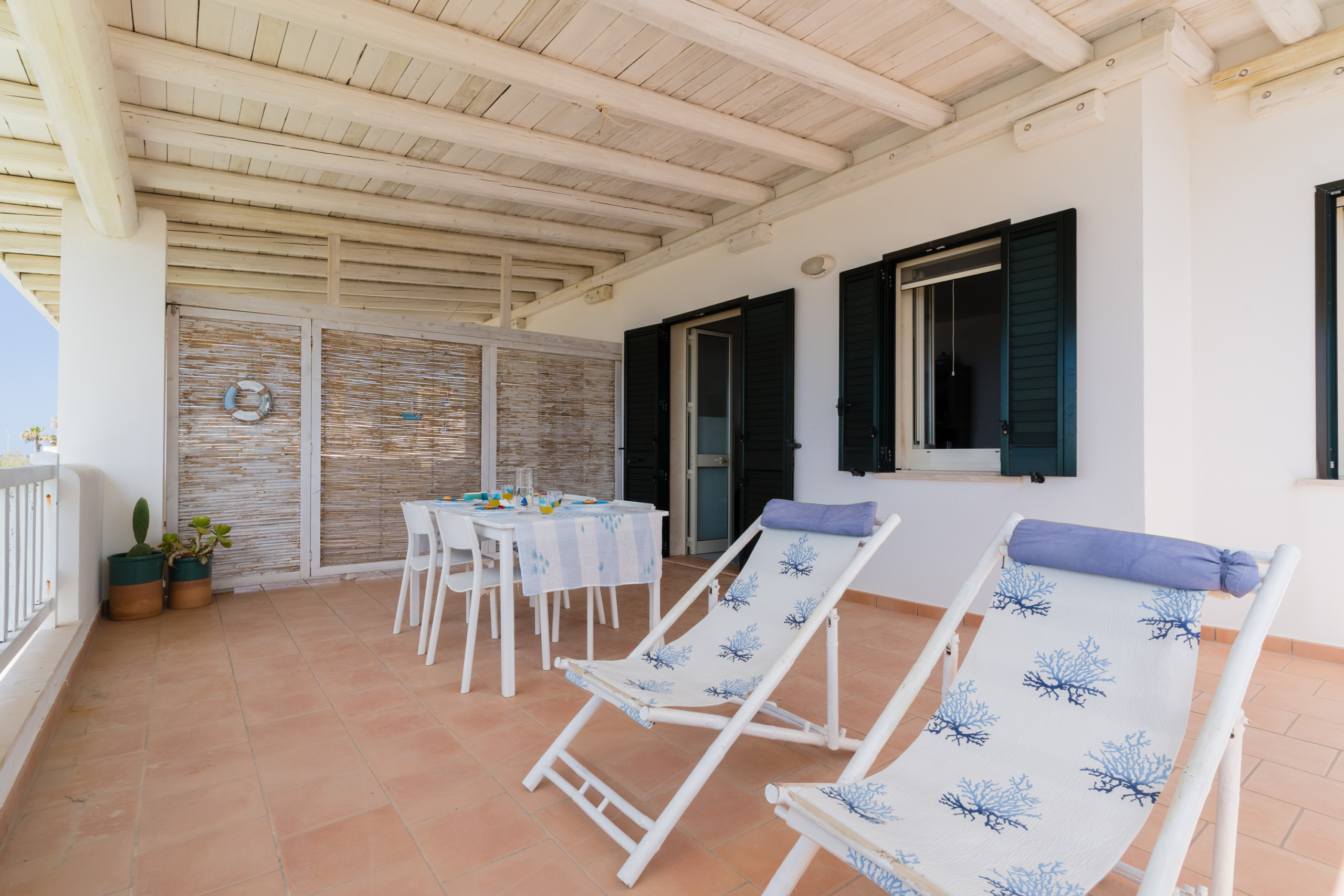 2esterno balcone casa vacanza ugento