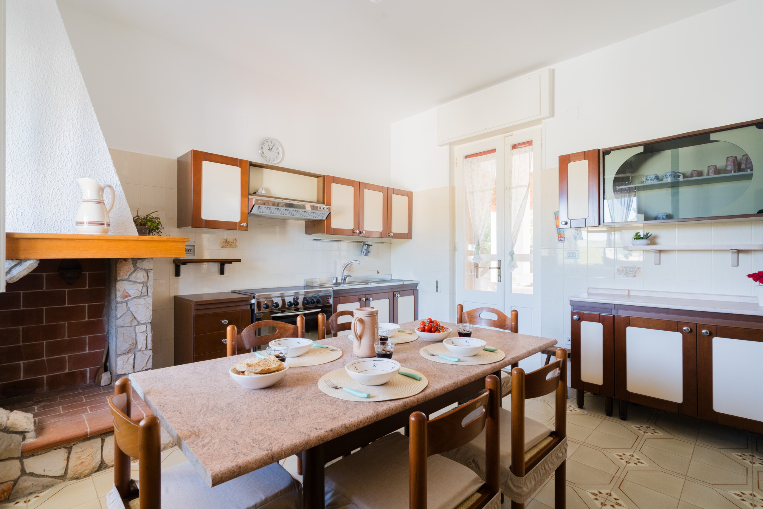 Cucina abitabile Villa Li Giannelli