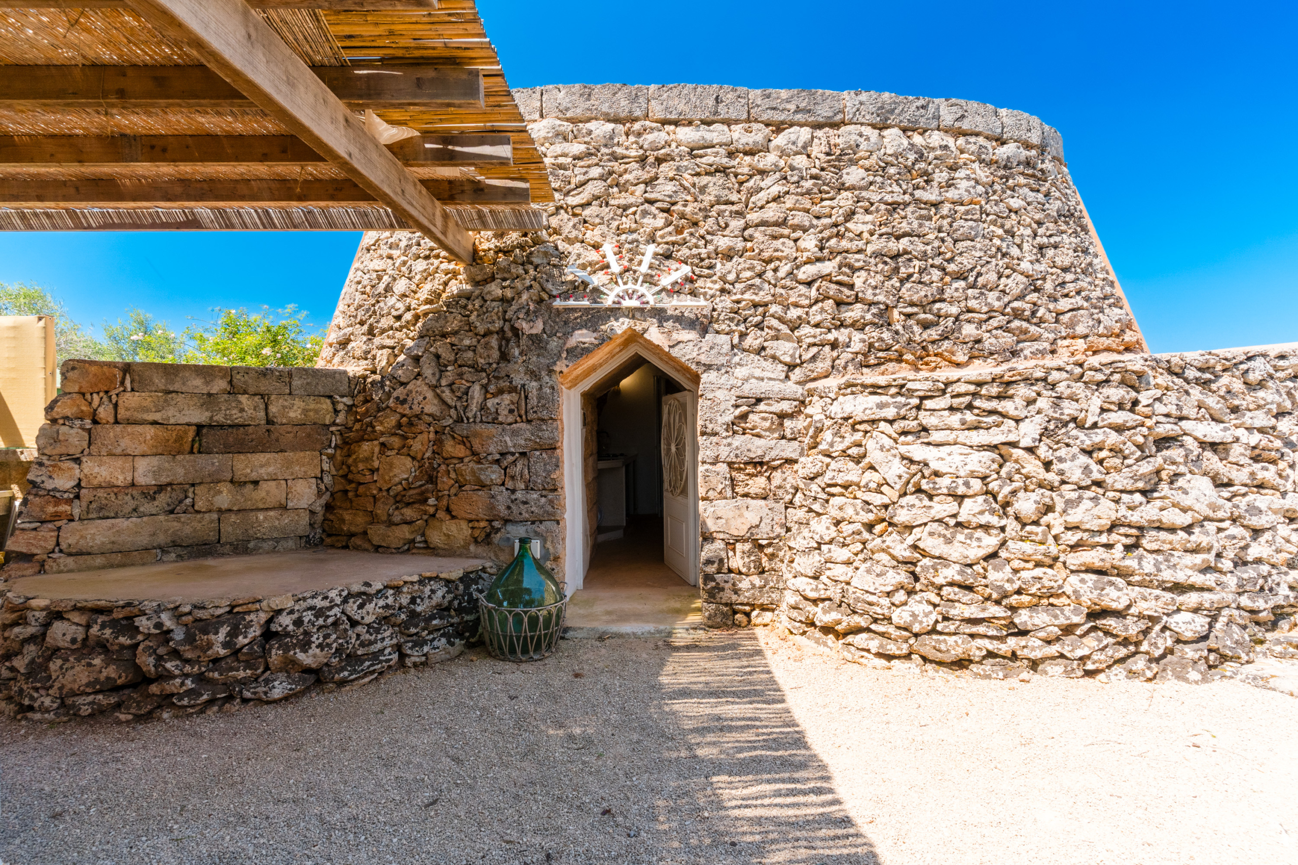 esterni facciata trullo villa federico countryside