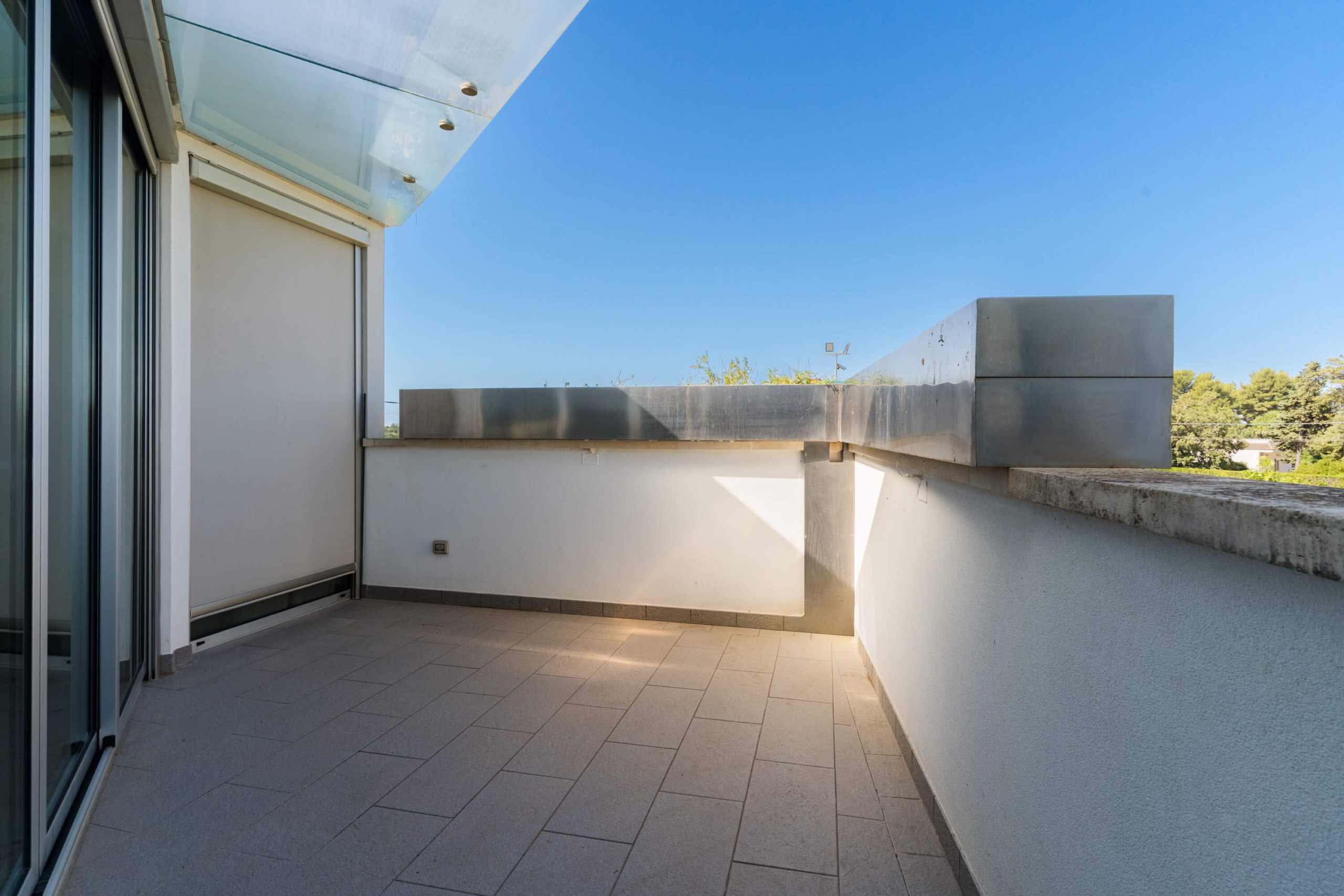 vista balcone attico cucci